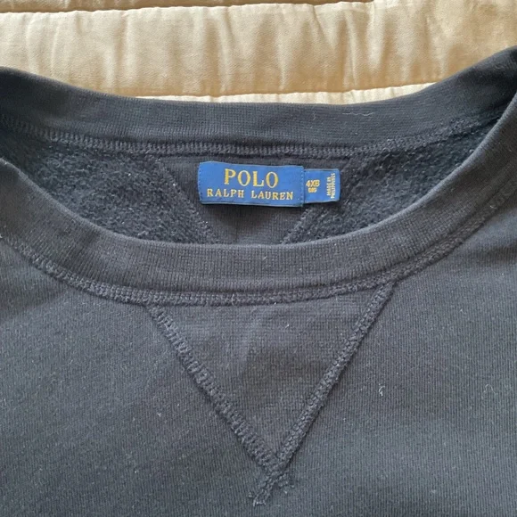 Men’s Ralph Lauren Polo Crewneck Sweatshirt in Black size 4XL Big - Picture 2 of 2